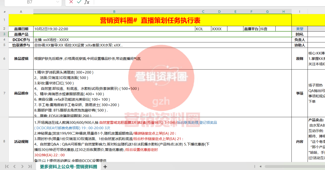 播策划方案、新手全流程！（含工具）九游会J9直播运营策划方案：首次直(图3)